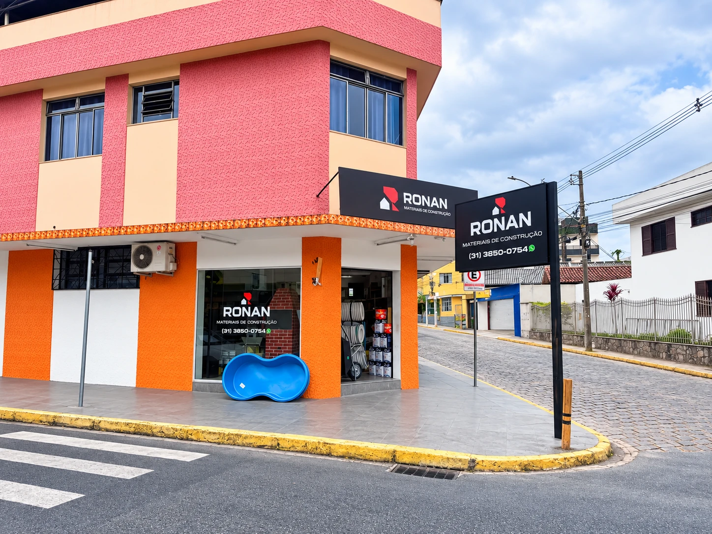 Fachada da Ronan Materiais de Construção
