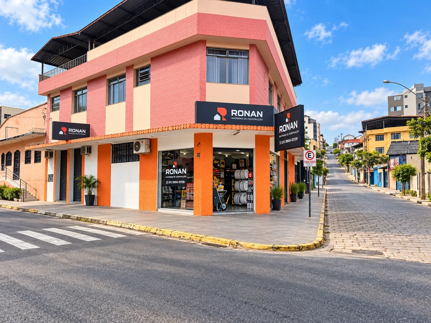 Fachada da Ronan Materiais de Construção